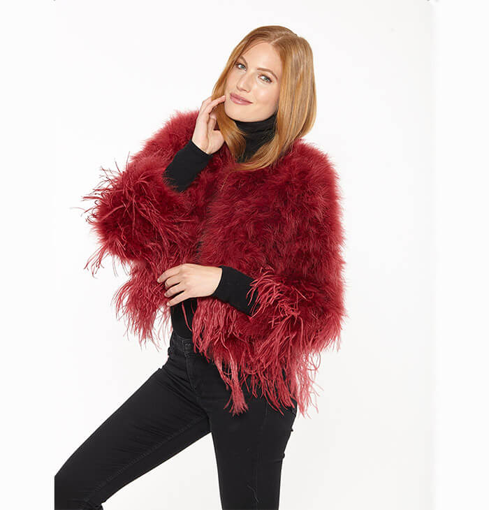 Karan Dannenberg Feather Sweater