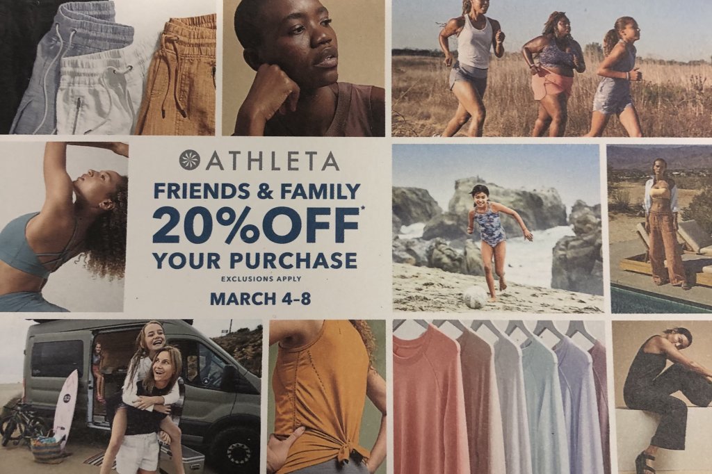 Athleta Friends and and Family The Bellevue Collection