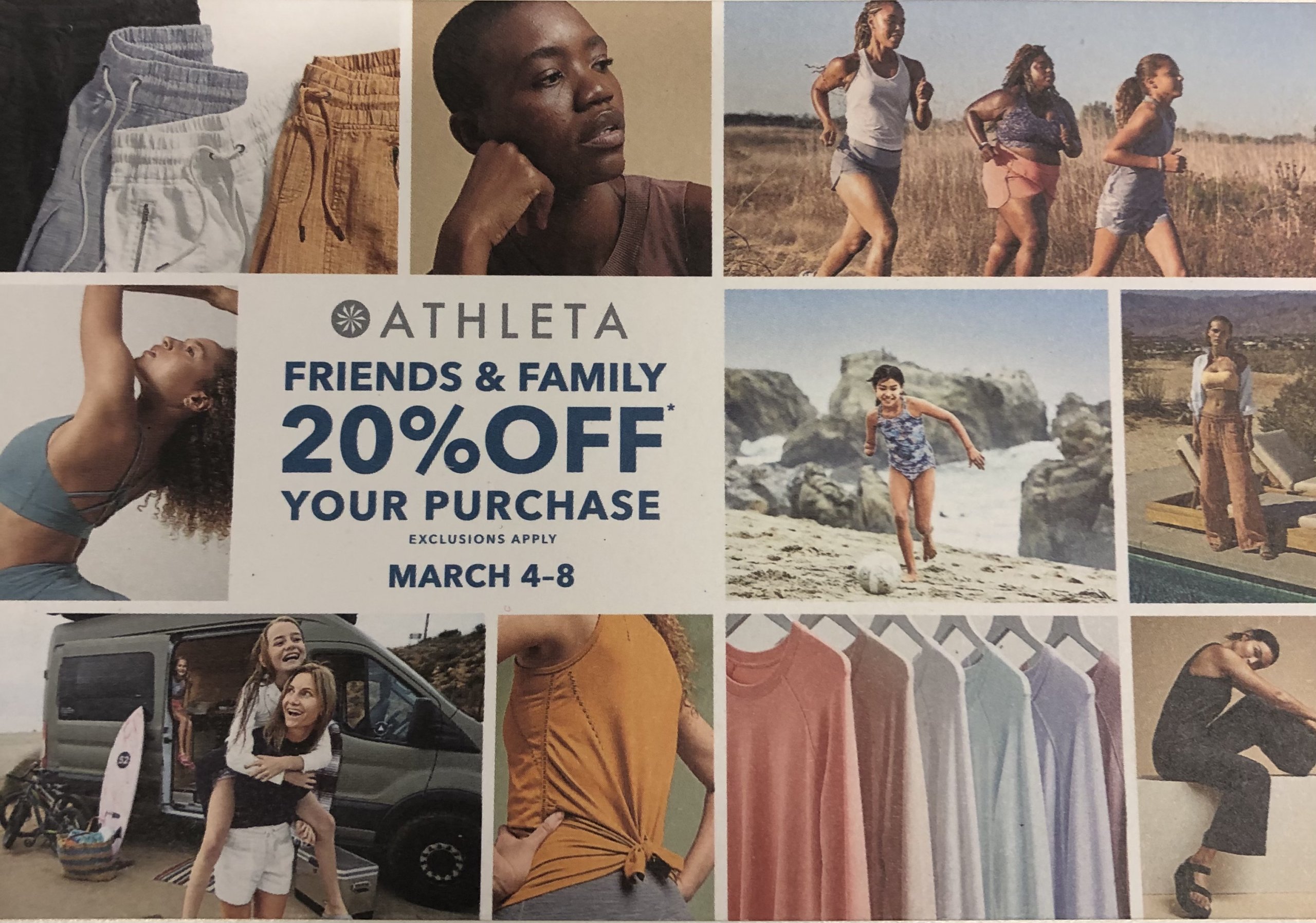 Athleta Friends and and Family The Bellevue Collection