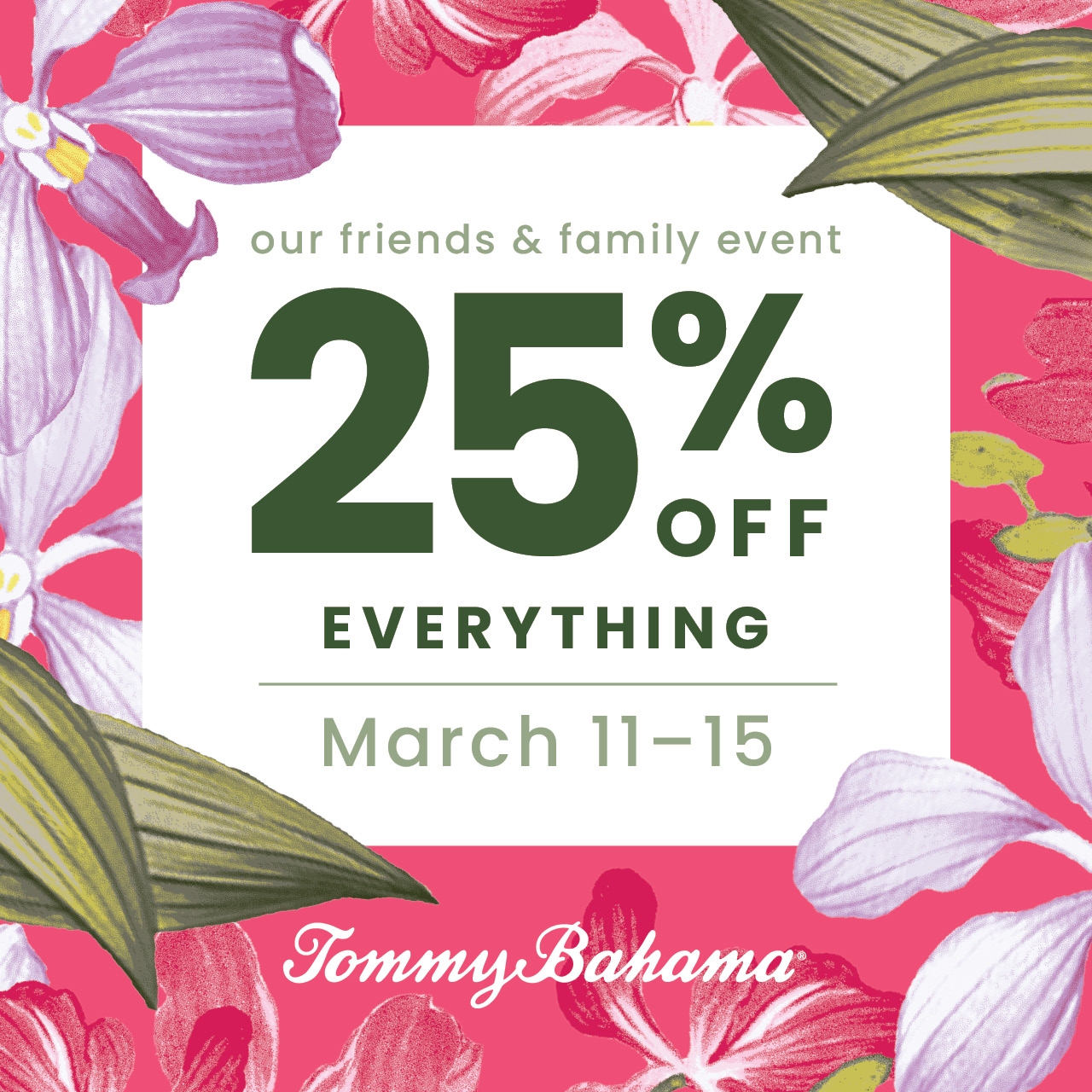 tommy bahama friends and family code