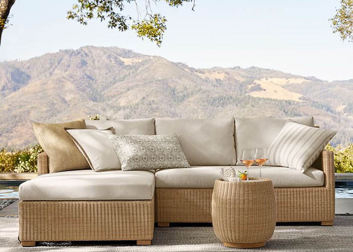 Pottery barn deals wicker patio furniture