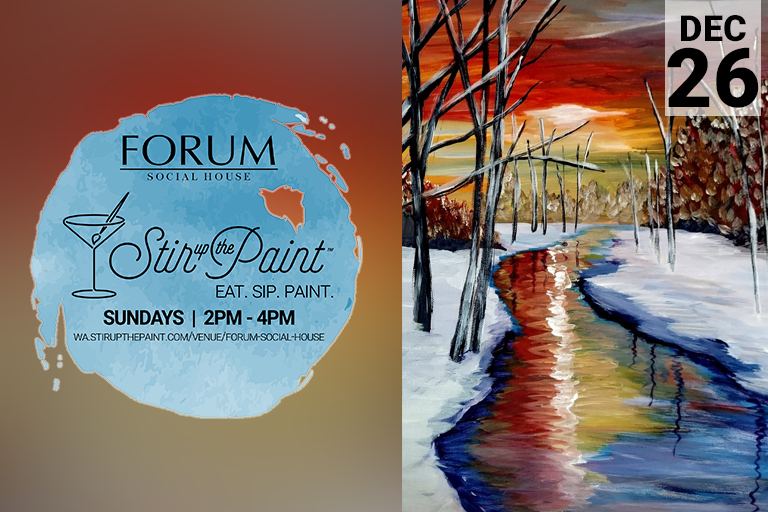 Sip and paint at Forum Social House
