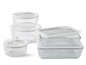 Pyrex Ultimate 10-piece Glass Food Storage Set – Crate & Barrel