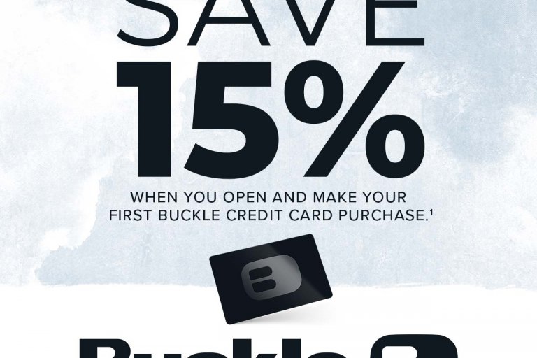 Save 15% with a new Buckle Card