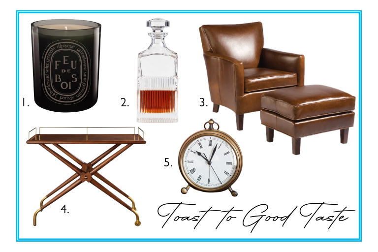 Also known as “Country Club Grandpa,” this trend evokes days on the green and evenings in the study. Rich leather, deep wood tones and just a hint of polished brass pair effortlessly with a fully-stocked mid-century bar cart. It’s a trend for the Ivy Leaguers among us, or those who just want to look like it. The best part of this trend? It doesn’t require a single painting of polo horses or a pair of penny loafers. It can be as simple as a deep squishy armchair and a richly scented candle. Well, that and a strong drink in the perfect glass.
