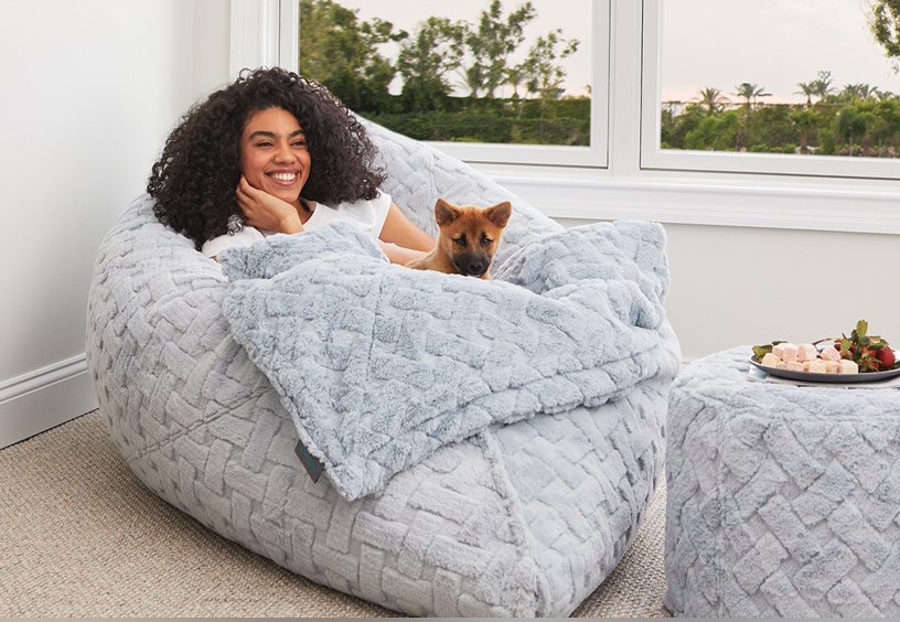 Giant Bean Bag Chair - Chinchilla