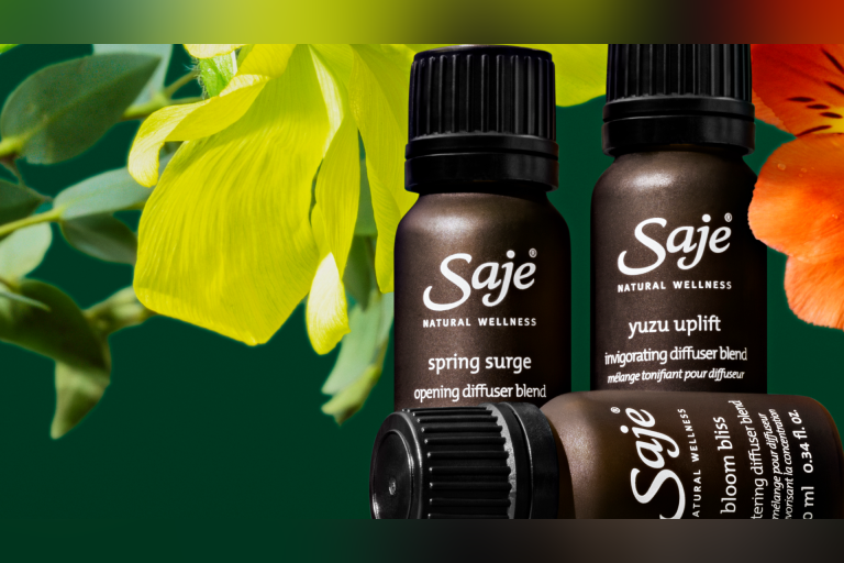 Spring has landed at Saje! Shop limited edition blends. 