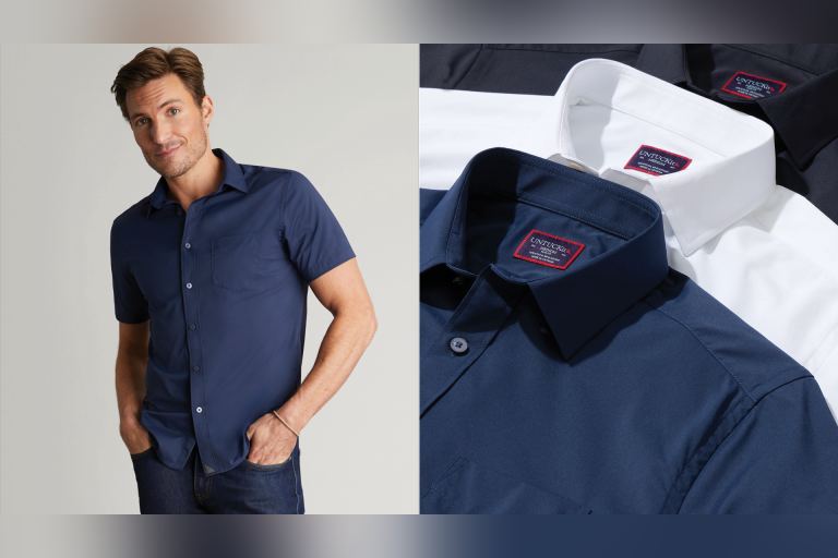 This weekend, our most popular Performance shirts are on sale! Long-sleeve solid performance Gironde shirt on sale for $68. Short-sleeve solid performance Gironde shirt on sale for $65. 