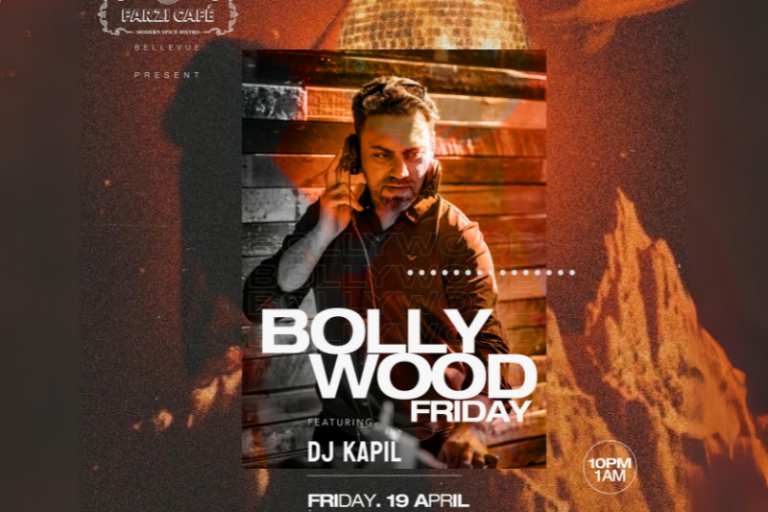 Join us at Farzi Cafe for a Bollywood music and dance event, featuring DJ Kapil.