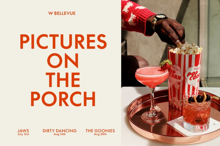 Celebrate summer nights out on The Porch with a lineup of cult classic movies. Including Jaws, Dirty Dancing and The Goonies.