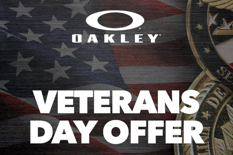 In Honor of Veterans Day, stop by your nearest Oakley Store for a one day only special offer. Offer valid on November 11th only.