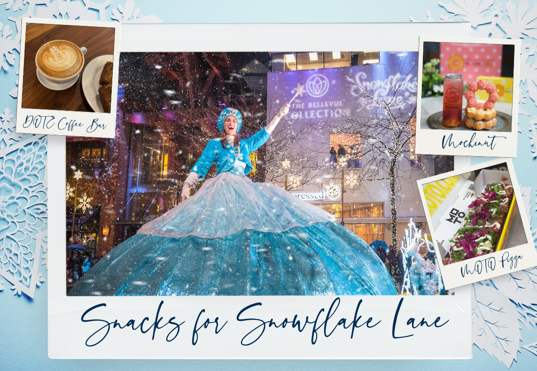 Grabbing a meal before or after Snowflake Lane is a time-honored tradition, and with so many choices in The Dining District, the possibilities are endless.