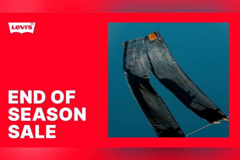 • 50% off select styles • 30% off regular price items & markdowns • Visit your nearest Levi’s® Store for more great deals!