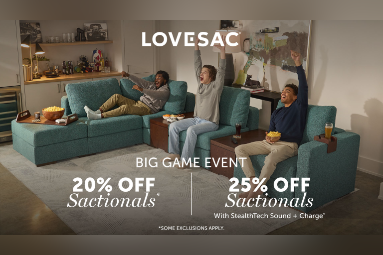 Whether it’s rearranging to fit all your friends or getting immersed with embedded surround sound, the big game is just better when you have Sactionals.