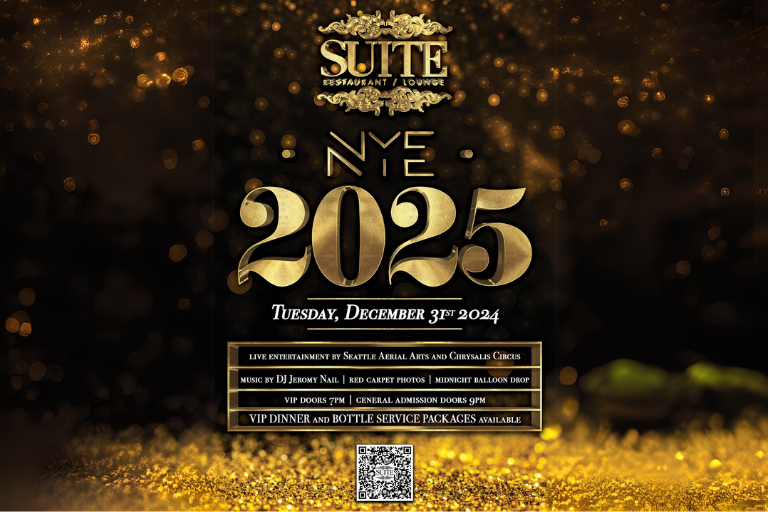 Surround yourself in elegance and adventure, ring in 2025 at Suite Restaurant / Lounge.