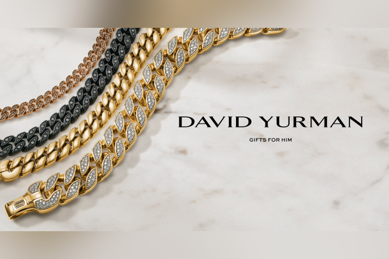 David Yurman men's designs, crafted with rare stones, precious metals, and pavé diamonds. Explore classic gifts for him.