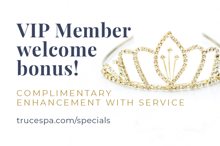 Join our Massage & Facial VIP Membership in April and receive a complimentary no-time-added enhancement with your first service (excludes dermaplaning).