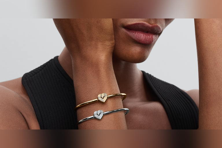 Our gift to you! Receive a sterling silver bracelet when you spend $135 OR receive a 14k gold-plated bracelet when you spend $275+.