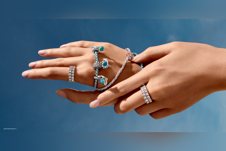 Inspired by ocean treasures, these sculptural charms bring playful elegance to your summer stack, each one a keepsake of sunlit days and salty air.