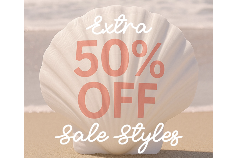Enjoy an extra 50% off sale styles now through 5.18! Want even more beach-ready outfits? Buy 3+ items and take 60% off!