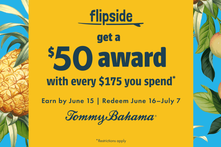 Get a $50 award with every $175 you spend. Earn by June 15, Redeem June 16 - July 7.