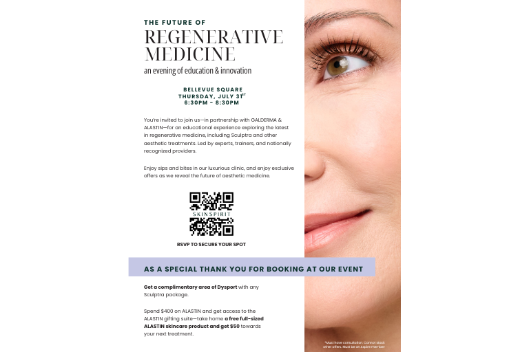 Enjoy sips and bites in our luxurious clinic and enjoy exclusive offers as we reveal the future of aesthetic medicine.