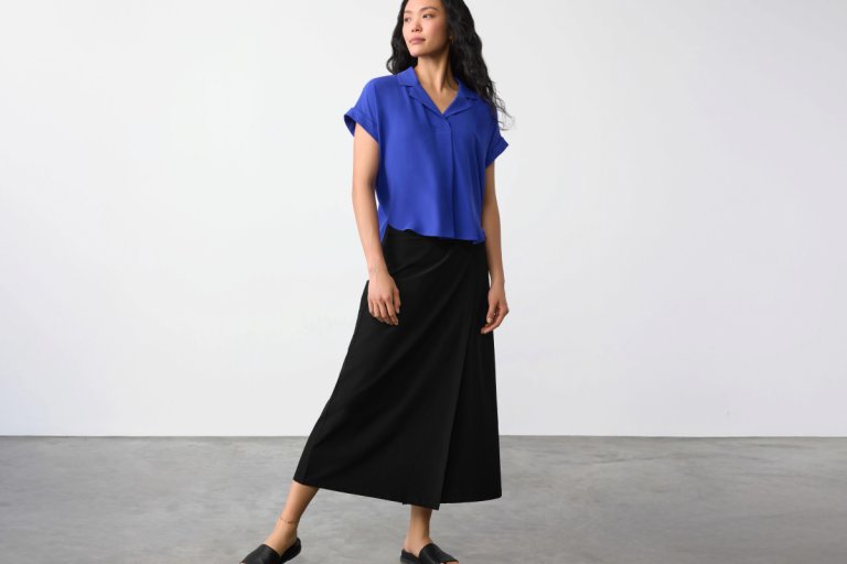 New arrivals from EILEEN FISHER are here to wear now, and layer later.