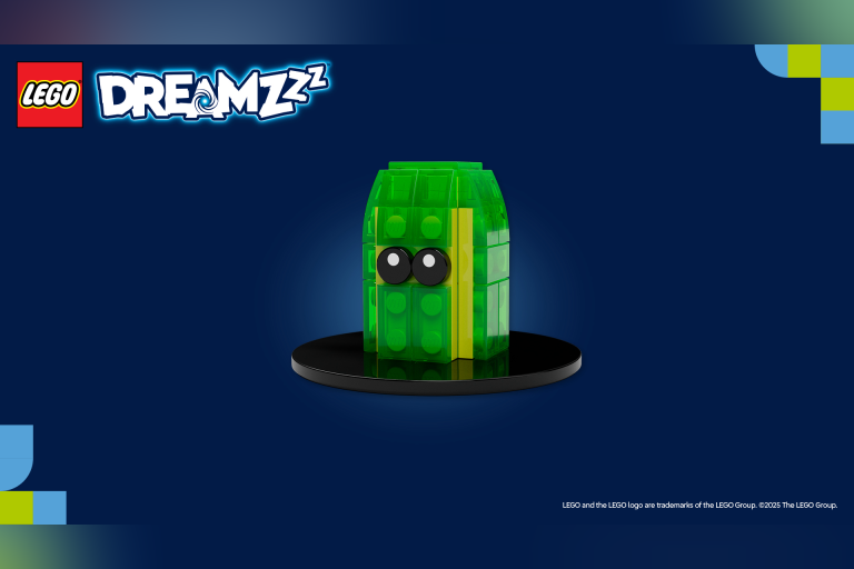 Visit the Bellevue Square LEGO® Store on 7/27 from 12-2 PM to build this LEGO DreamZzz™ Z-Blob and take it home.