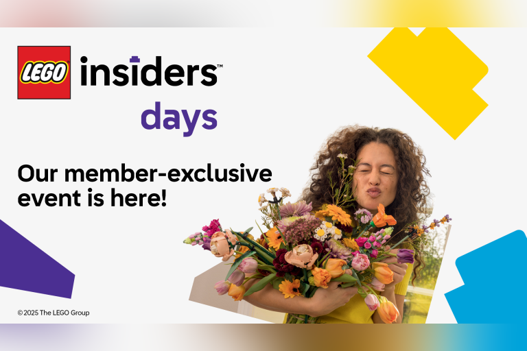 Check out in-store member offers, double points, rewards and more during LEGO® Insiders’ Days.