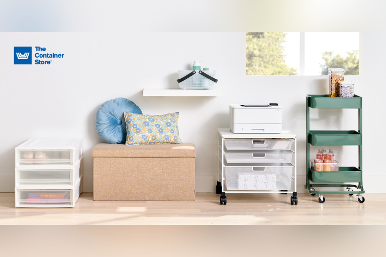 Visit The Container Store this weekend for must-haves to double closet space, create the ultimate study zone, and set up a snack station to stay fueled for cram sessions.