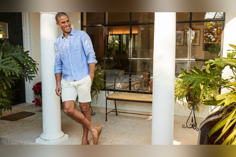 Get $68 Long-Sleeve Linen, $65 Short-Sleeve Linen, $85 pants, $45 shorts, $45 swim.