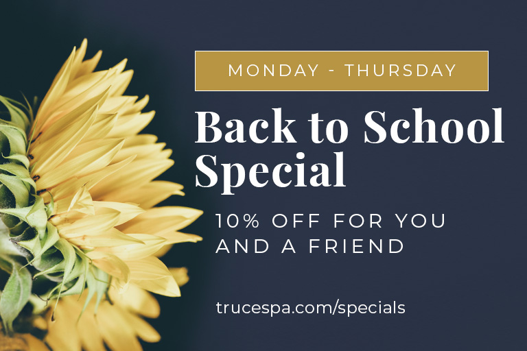 This September, treat yourself and a friend to any service Monday–Thursday, and you’ll both save 10%!