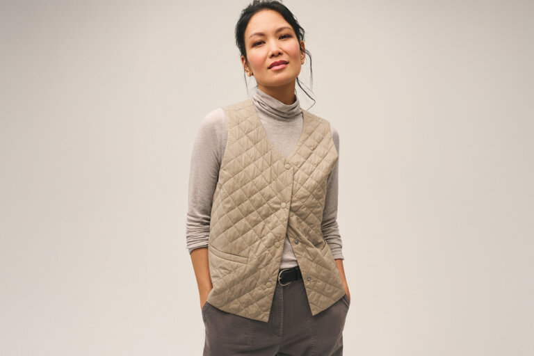Whether you’re out and about or curled up at home, elevated pieces from EILEEN FISHER are here to help you get dressed this season.