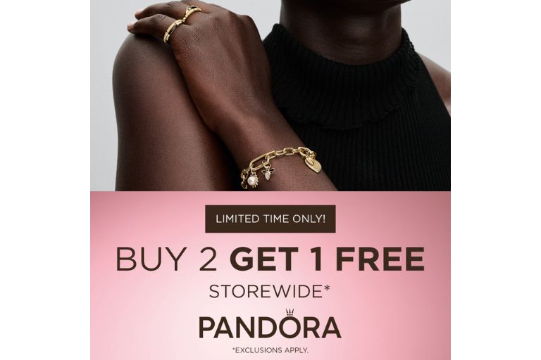 Pandora Buy Two, Get One Free