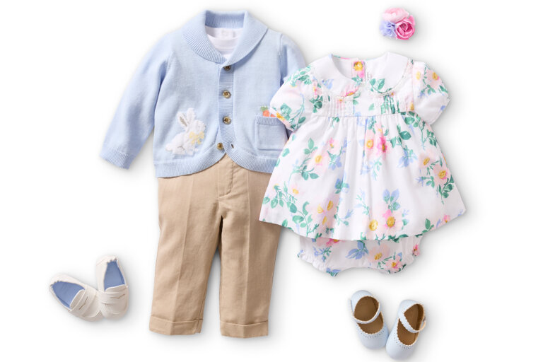 Our new Easter collection is blooming with soft pastels, cheerful prints, and timeless silhouettes perfect for family gatherings, egg hunts, and special moments all season long.