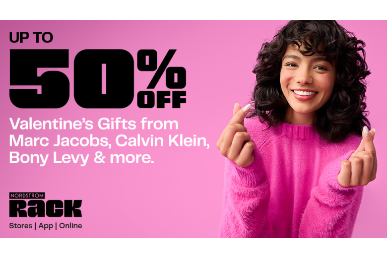 Valentine’s Gifts Up to 50% Off from Marc Jacobs, Calvin Klein, Bony Levy & more.