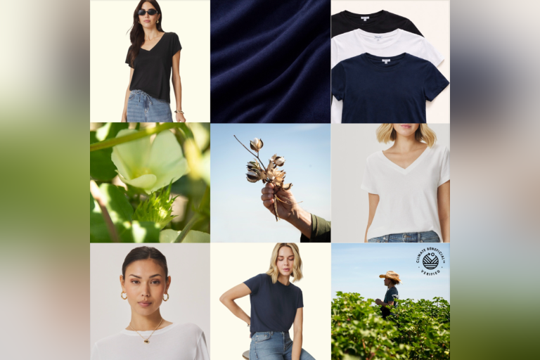 Say hello to the Lila Tees! Made from Climate Beneficial™ Verified Cotton, grown using regenerative practices that help restore soil and support U.S. farmers.