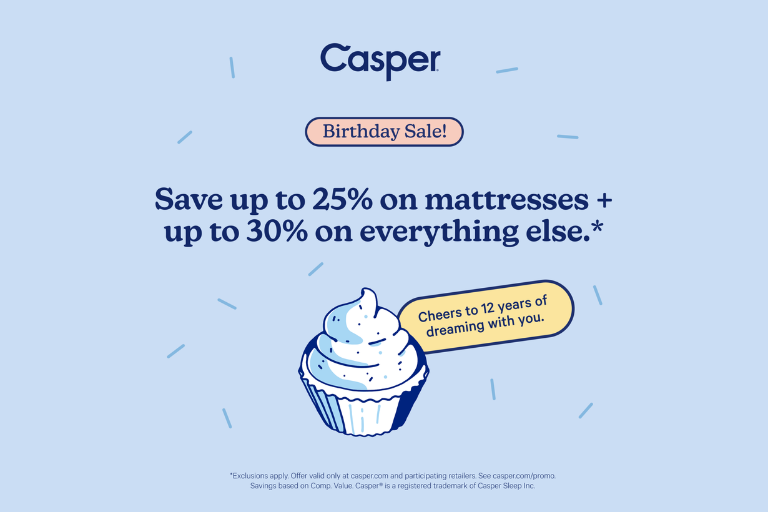 Casper Birthday Sale