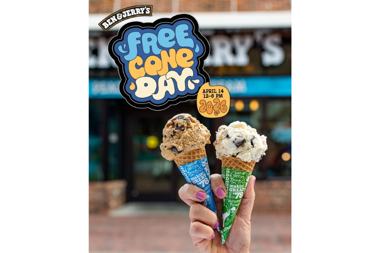 April 14th is Free Cone Day! This year, Bellevue Square Ben & Jerry's will be partnering with League of Women's Voters of Seattle King County. 