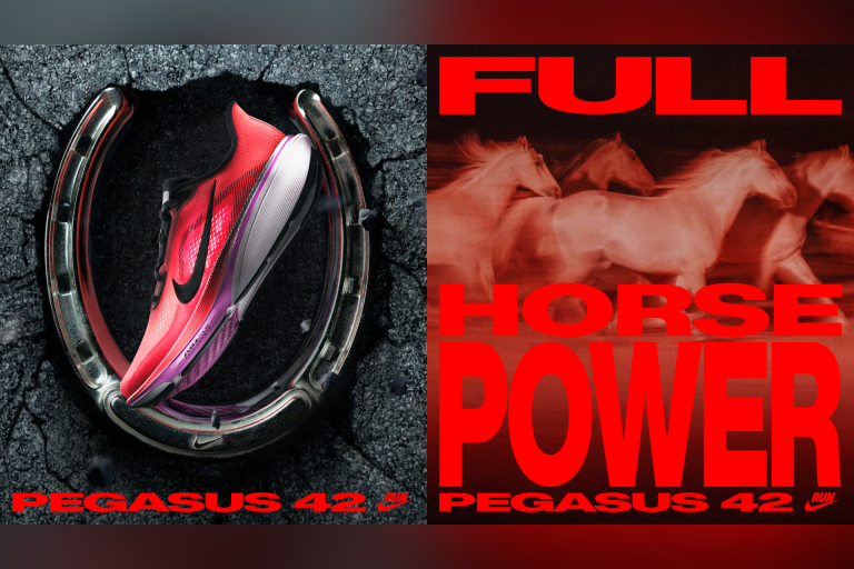 Feel the responsive power of full-length, curved Air Zoom when you try the all-new Pegasus 42 in-store today.