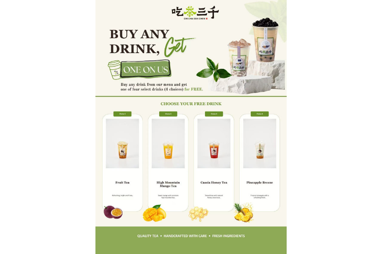 BOGO at Chicha San Chen