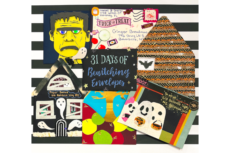 Paper Source 31 Days of Bewitching envelopes