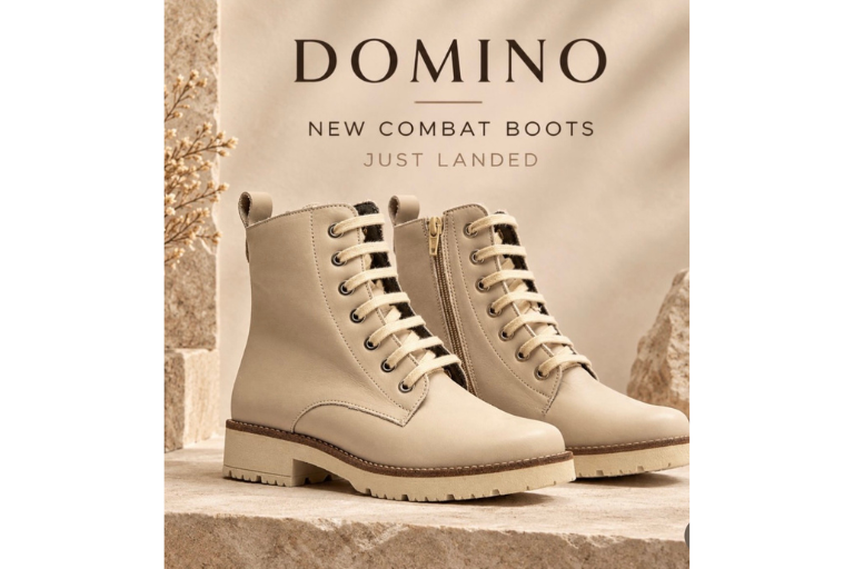 New combat boots at DOMINO